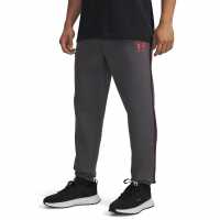 Under Armour Icon Taping Closed Hem Fleece Joggers Кастлрок/Червен 