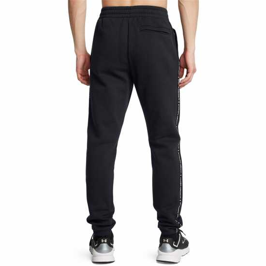 Under Armour Icon Taping Closed Hem Fleece Joggers Черно 