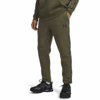 Under Armour Men's Icon Taping Closed Hem Fleece Joggers Green/Black 