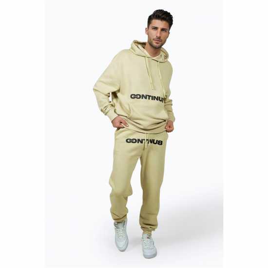 Hype Boxy Closed Hem Fleece Jogger Бежово Hype Boxy Closed Hem Fleece Jogger Бежово
