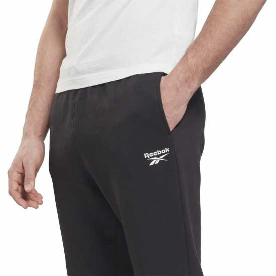 Reebok Мъжко Долнище За Джогинг Id Logo Jogging Pants Mens Black Мъжко облекло за едри хора