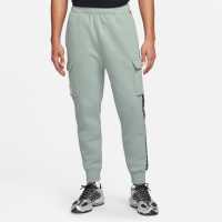 Nike Мъжко Долнище Fleece Cargo Pants Mens Green/White Мъжко облекло за едри хора