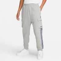 Nike Мъжко Долнище Sportswear Fleece Cargo Pants Mens Grey/Navy Мъжко облекло за едри хора