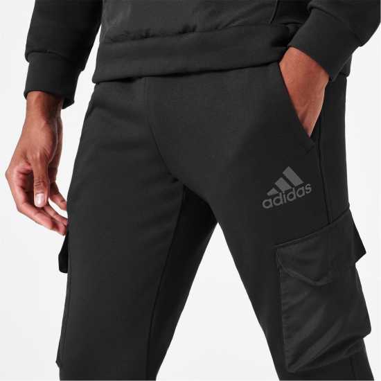 Adidas Мъжко Спортно Долнище Utility Joggers Mens Черно Мъжки меки спортни долнища