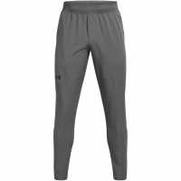 Under Armour Мъжко Спортно Долнище Under Unstoppable Tapered Jogging Bottoms Mens Сиво 