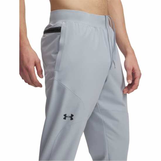 Under Armour Мъжко Спортно Долнище Under Unstoppable Tapered Jogging Bottoms Mens Синьо 
