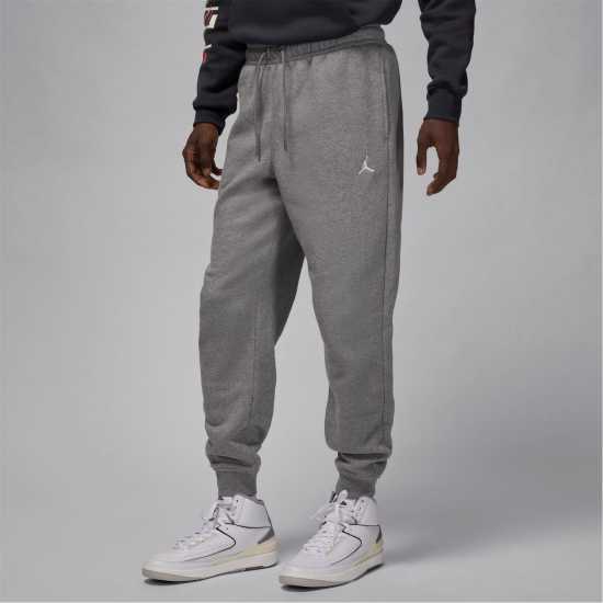 Air Jordan Essential Mens Fleece Pants Carbon Hthr/Wht Мъжки меки спортни долнища