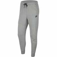 Nike Мъжко Спортно Долнище Tech Fleece Joggers Mens Grey H/Black Мъжко облекло за едри хора