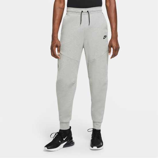 Nike Мъжко Спортно Долнище Tech Fleece Joggers Mens Grey H/Black Мъжки меки спортни долнища