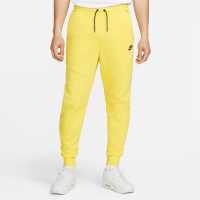Nike Мъжко Спортно Долнище Tech Fleece Joggers Mens Yellow/Black Мъжко облекло за едри хора
