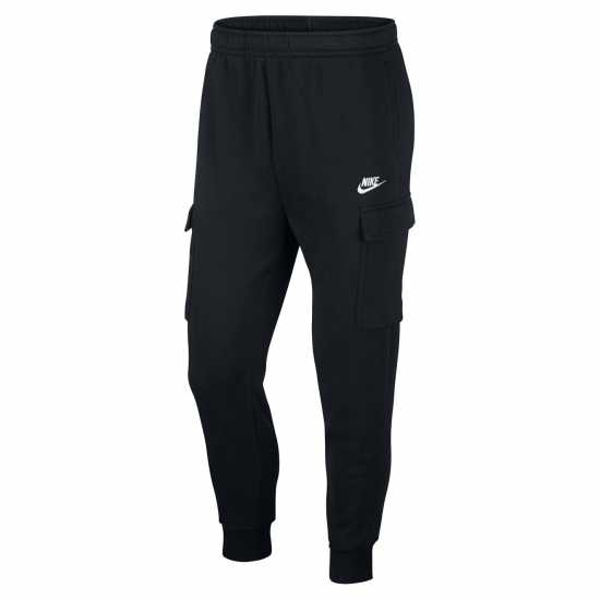 Nike Sportswear Club Fleece Men's Cargo Pants Черно/Бяло 