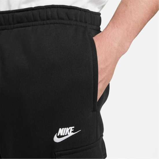 Nike Sportswear Club Fleece Men's Cargo Pants Черно/Бяло 