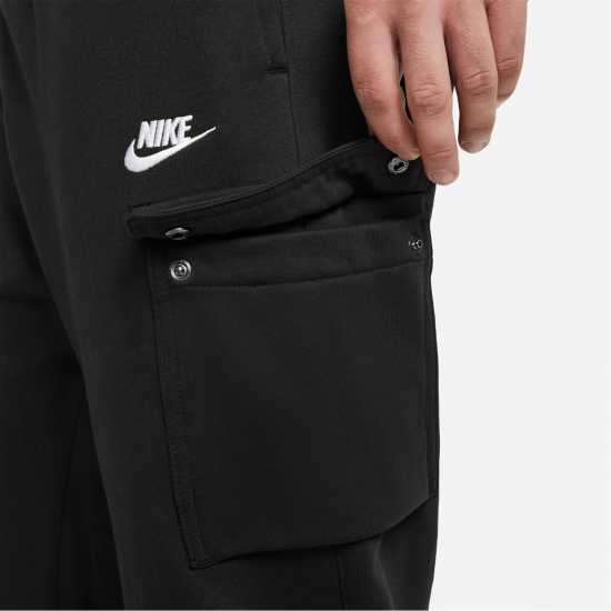 Nike Sportswear Club Fleece Men's Cargo Pants Черно/Бяло 