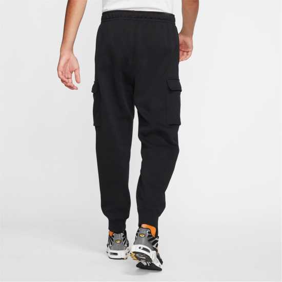 Nike Sportswear Club Fleece Men's Cargo Pants Черно/Бяло 
