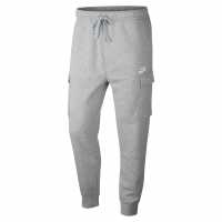 Nike Sportswear Club Fleece Men's Cargo Pants Тъмно сиво / Бяло Мъжки меки спортни долнища