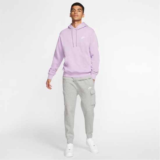 Nike Sportswear Club Fleece Men's Cargo Pants Тъмно сиво / Бяло Мъжки меки спортни долнища