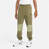 Nike Club+ Men's Fleece Winterized Pants Olive Мъжки меки спортни долнища