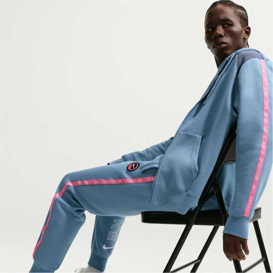 Nike Men's Closed Hem Fleece Joggers Work Blue 