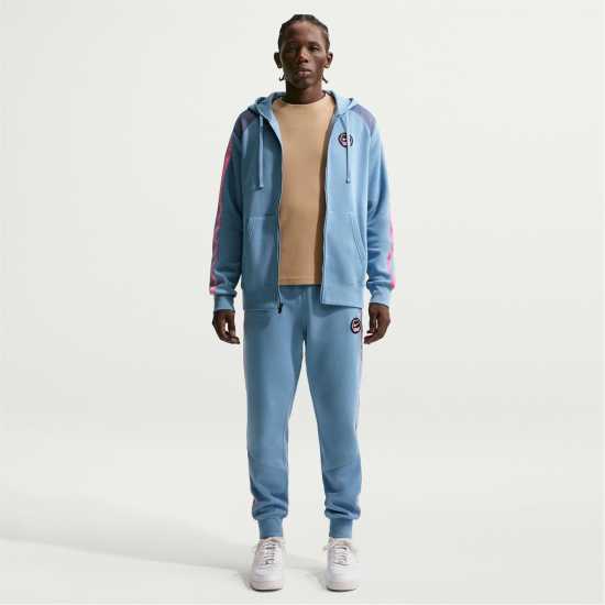 Nike Men's Closed Hem Fleece Joggers Work Blue 