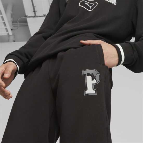 Puma Мъжко Долнище Squad Sweatpants Mens Black Мъжко облекло за едри хора