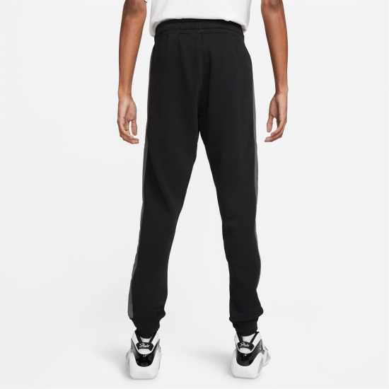Nike Мъжко Спортно Долнище Nsw Sport Fleece Joggers Mens Black/Grey - Мъжко облекло за едри хора