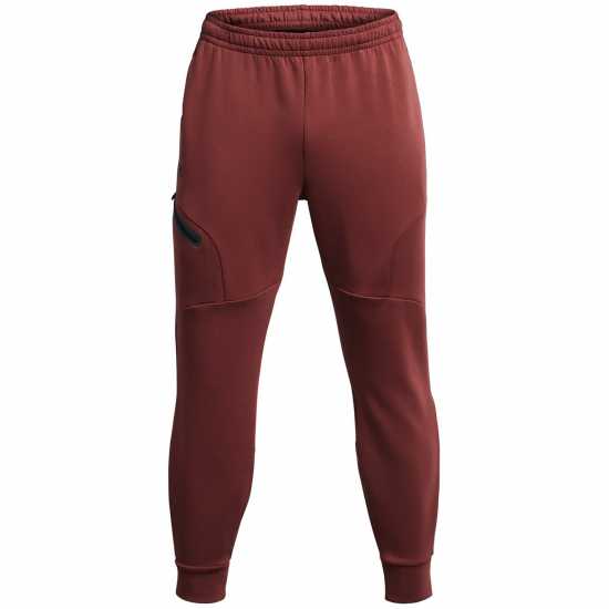 Under Armour Men's Closed Hem Fleece Joggers Red 