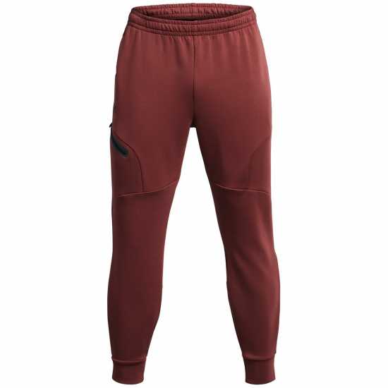 Under Armour Men's Closed Hem Fleece Joggers Red Under Armour Men's Closed Hem Fleece Joggers Red