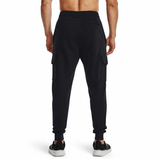 Under Armour Armour UA Rival Fleece Joggers Men's Черно/Бяло Under Armour Armour UA Rival Fleece Joggers Men's Черно/Бяло