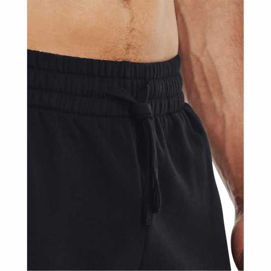 Under Armour Armour UA Rival Fleece Joggers Men's Черно/Бяло Under Armour Armour UA Rival Fleece Joggers Men's Черно/Бяло