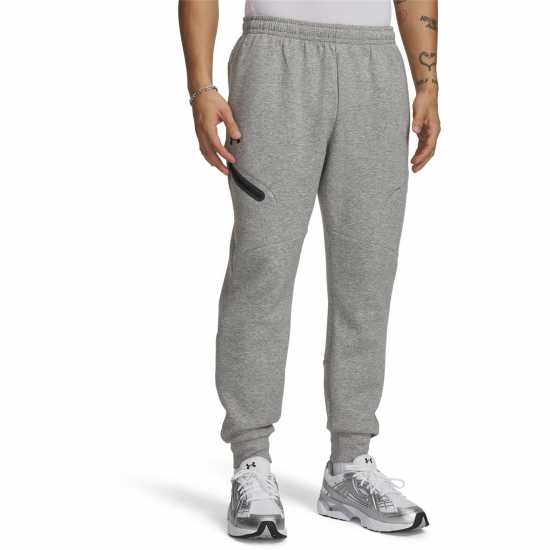 Under Armour Мъжко Спортно Долнище Unstoppable Fleece Joggers Mens Gray 