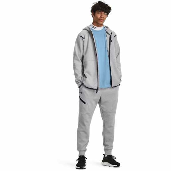 Under Armour Мъжко Спортно Долнище Unstoppable Fleece Joggers Mens Gray 