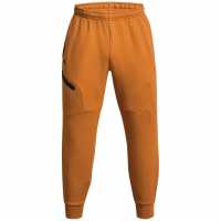 Under Armour Unstoppable Fleece Joggers Orange Мъжко облекло за едри хора
