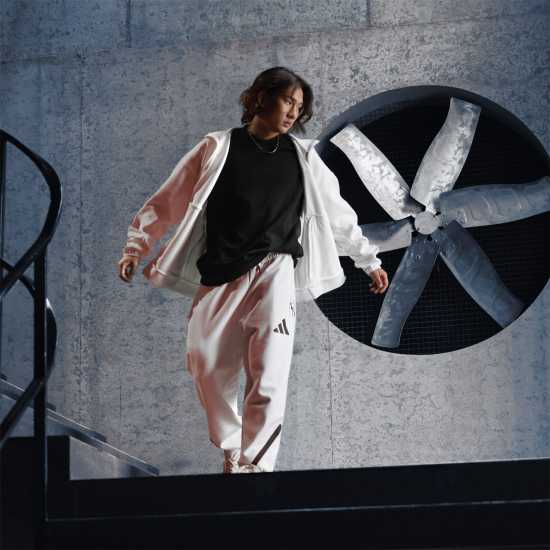 Adidas Мъжки Анцуг Z.n.e. Tracksuit Bottoms Mens Бяло Мъжки меки спортни долнища