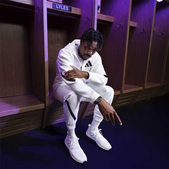 Adidas Мъжки Анцуг Z.n.e. Tracksuit Bottoms Mens Бяло Мъжки меки спортни долнища