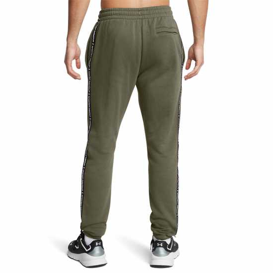 Under Armour Icon Taping Closed Hem Fleece Joggers Зелено Under Armour Icon Taping Closed Hem Fleece Joggers Зелено
