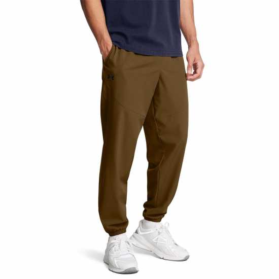 Under Armour Мъжко Спортно Долнище Vibe Woven Joggers Mens Кафяво 