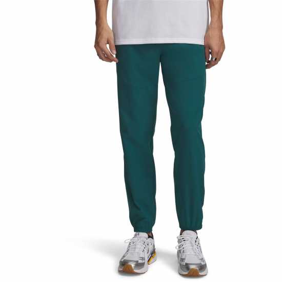 Under Armour Мъжко Спортно Долнище Vibe Woven Joggers Mens Green/Black Under Armour Мъжко Спортно Долнище Vibe Woven Joggers Mens Green/Black