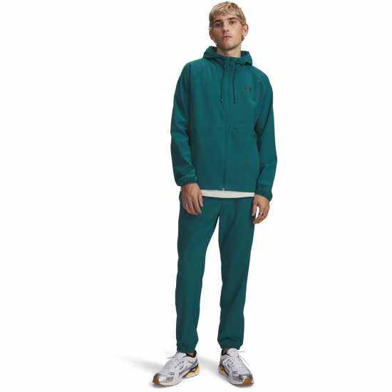 Under Armour Мъжко Спортно Долнище Vibe Woven Joggers Mens Green/Black Under Armour Мъжко Спортно Долнище Vibe Woven Joggers Mens Green/Black