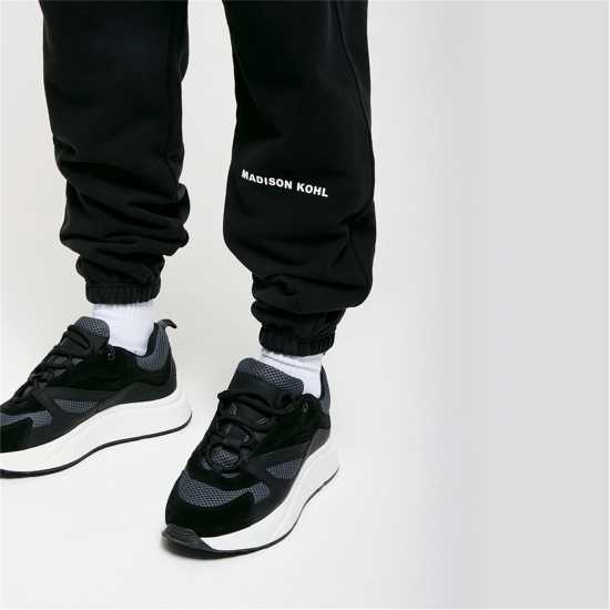 Madison Kohl Jogging Bottoms Черно Мъжки меки спортни долнища