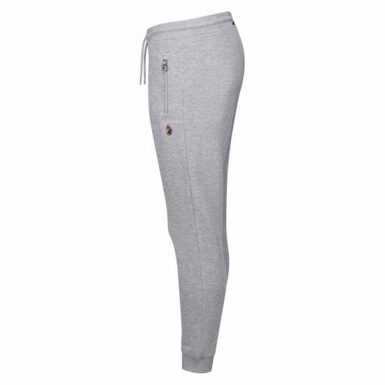 Luke Rome Closed Hem Jersey Jogger Среден сив мрамор 
