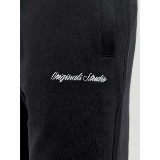 Мъжко Спортно Долнище Jack And Jones Norrebro Straight Leg Joggers Mens Black 