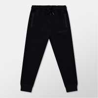 Jack Wills Jacquard Closed Hem Fleece Joggers Черно 