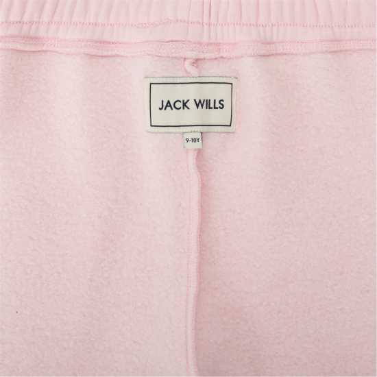 Jack Wills Kids Jw Loose Fit Closed Hem Fleece Joggers Розово Jack Wills Kids Jw Loose Fit Closed Hem Fleece Joggers Розово