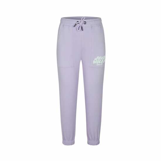 Jack Wills Kids' Jw Loose Fit Closed Hem Fleece Joggers Сиренево 