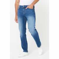 Straight Fit Jeans Mid Wash Мъжки дънки