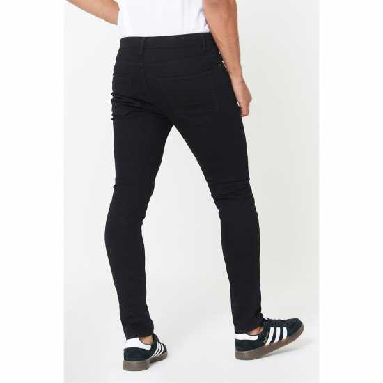 Вталени Дънки Skinny Jeans Black  Мъжки дънки