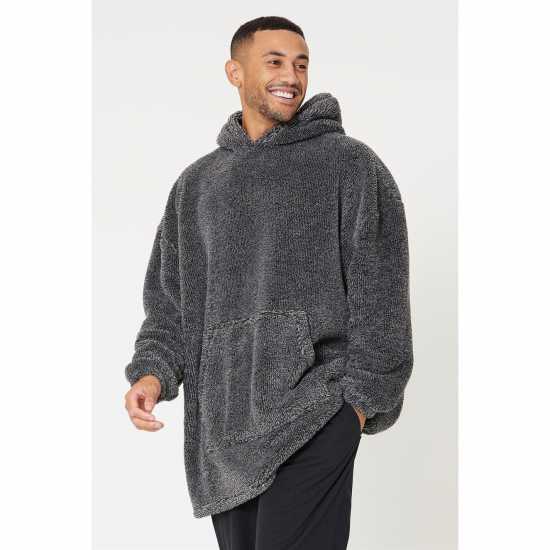 Studio Mini Me Catonic Charcoal Snuggle Hoodie  - Мъжки пижами