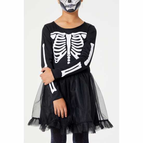 Character Halloween Skeleton Costume  Детски поли и рокли