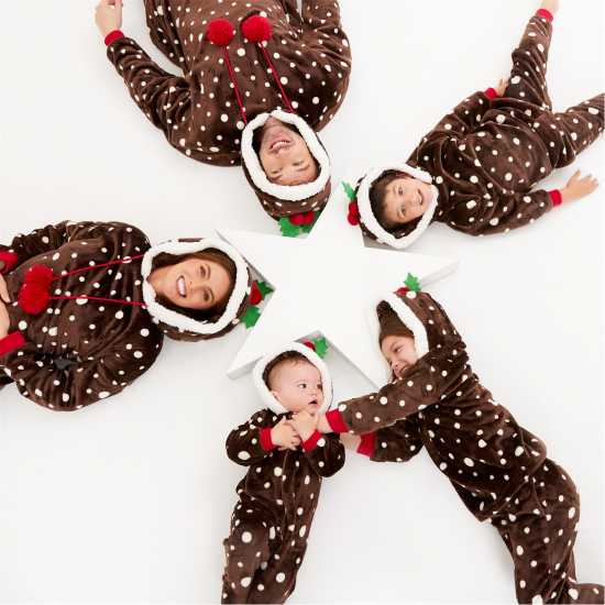 Baby Family Christmas Pudding Twosie  Бебешки дрехи