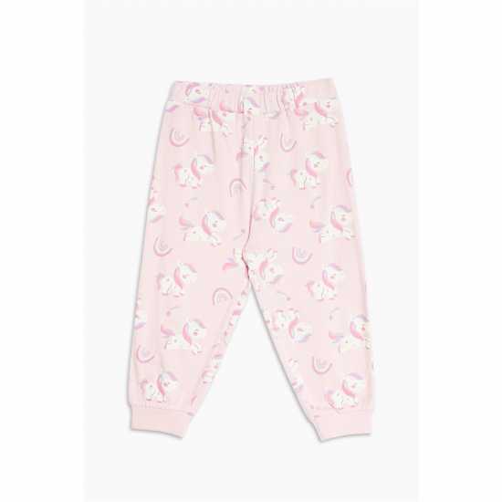 Hello World Baby Girls Pack Of 3 Unicorn Pyjamas  Бебешки дрехи